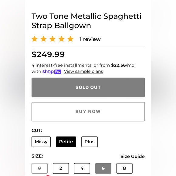 Ball gown dress - Picture 5 of 10